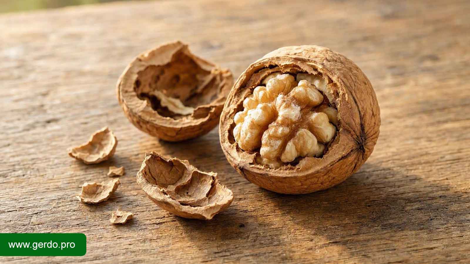 پره گردو و بررسی ساختار داخلی گردو
