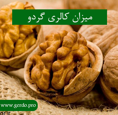 میزان کالری گردو
