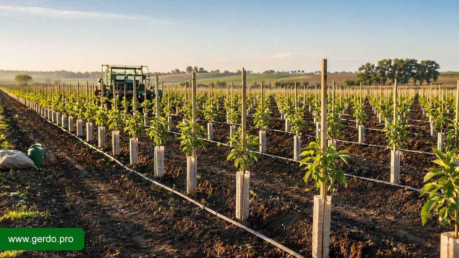 آموزش کاشت نهال گردو و مراحل صحیح کاشت در زمین