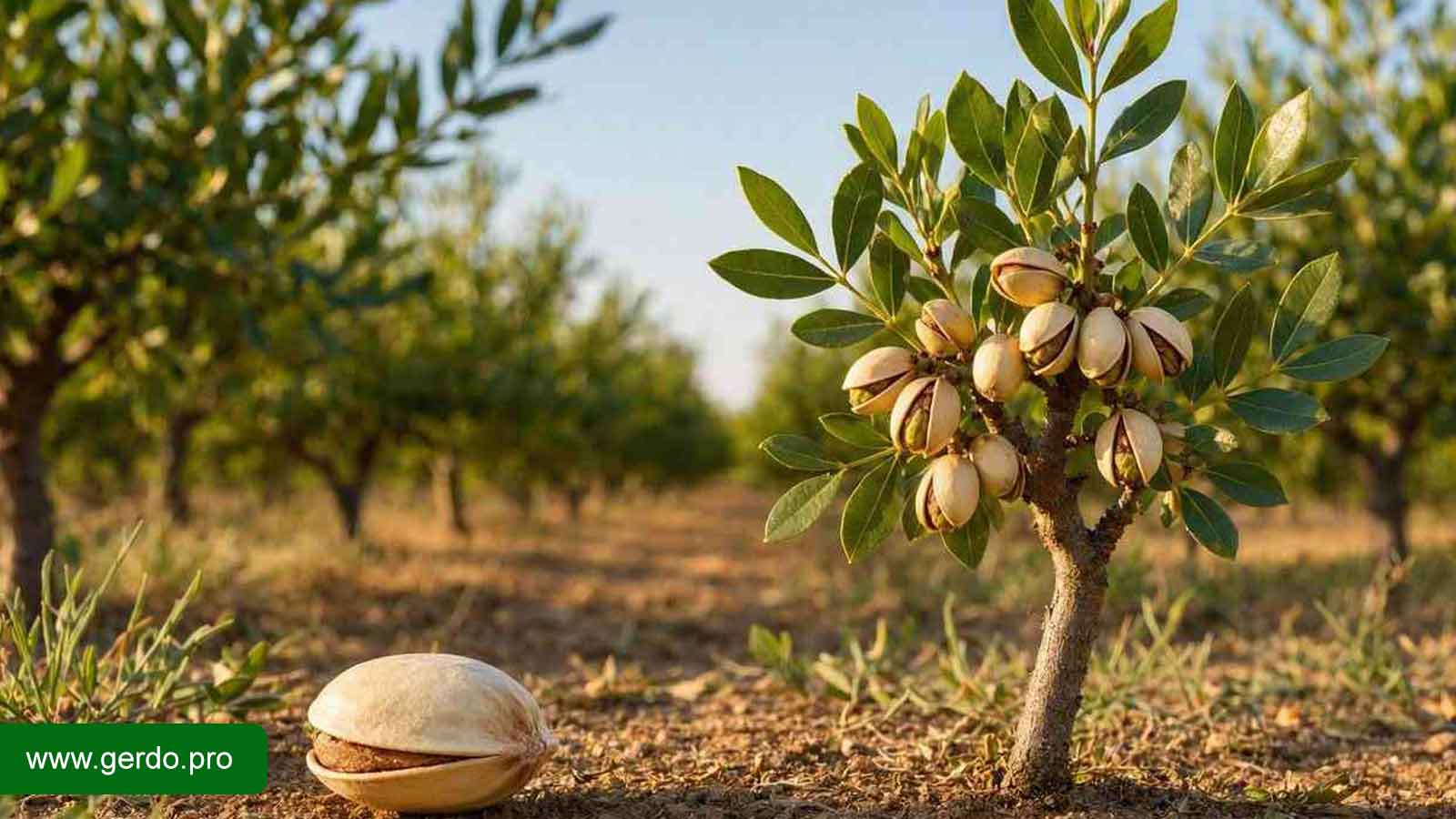 مقایسه کاشت نهال پسته و بذر پسته برای احداث باغ