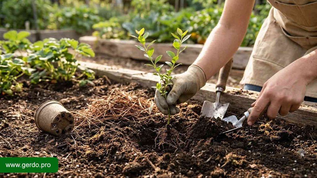 کاشت نهال بلوبری