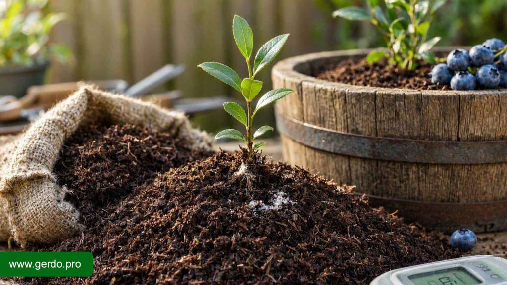 بهترین خاک برای بلوبری