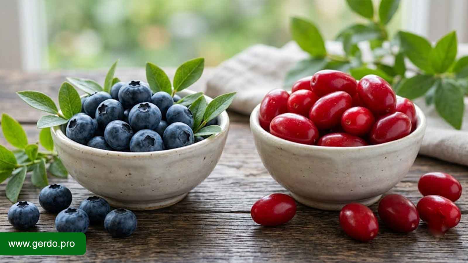 تفاوت بلوبری و زغال اخته از نظر ظاهر و شکل میوه