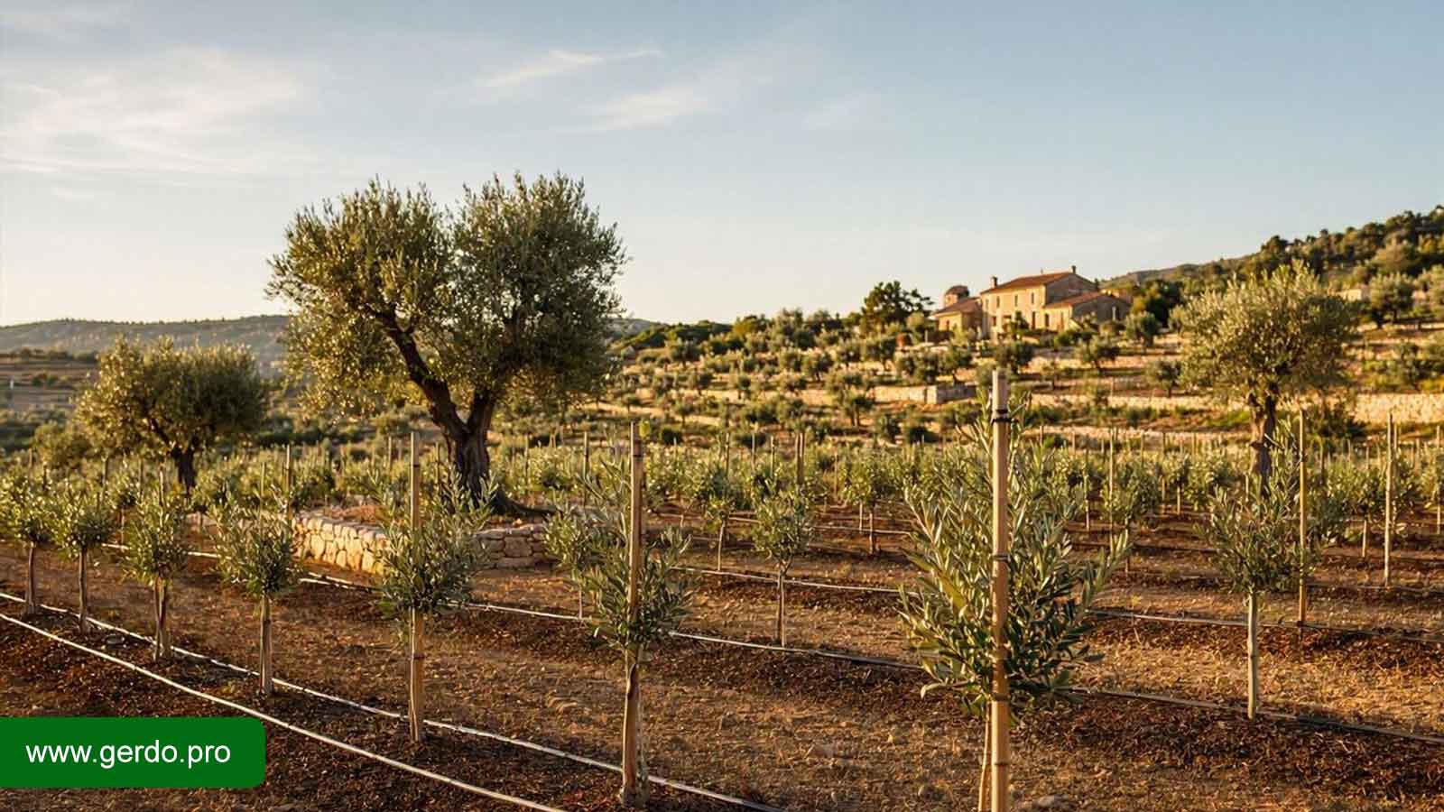 احداث باغ زیتون و آماده سازی زمین