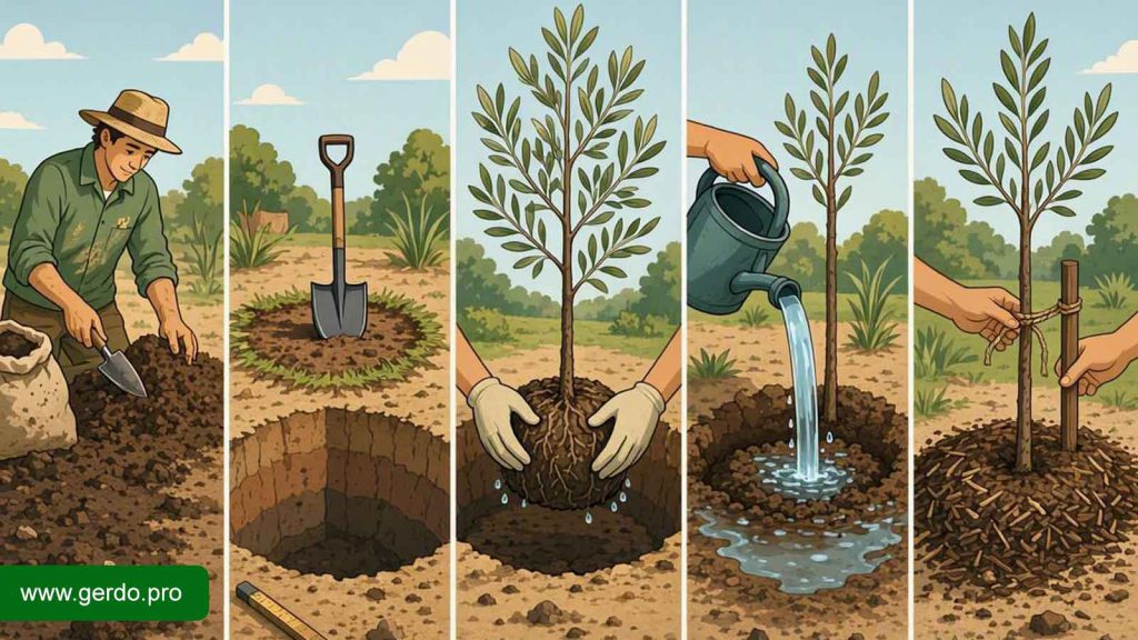 انتخاب نهال مناسب برای کاشت درخت زیتون